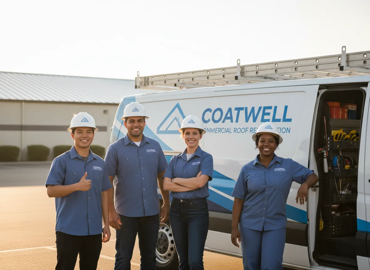 Commercial roof coating company in Stout, OH